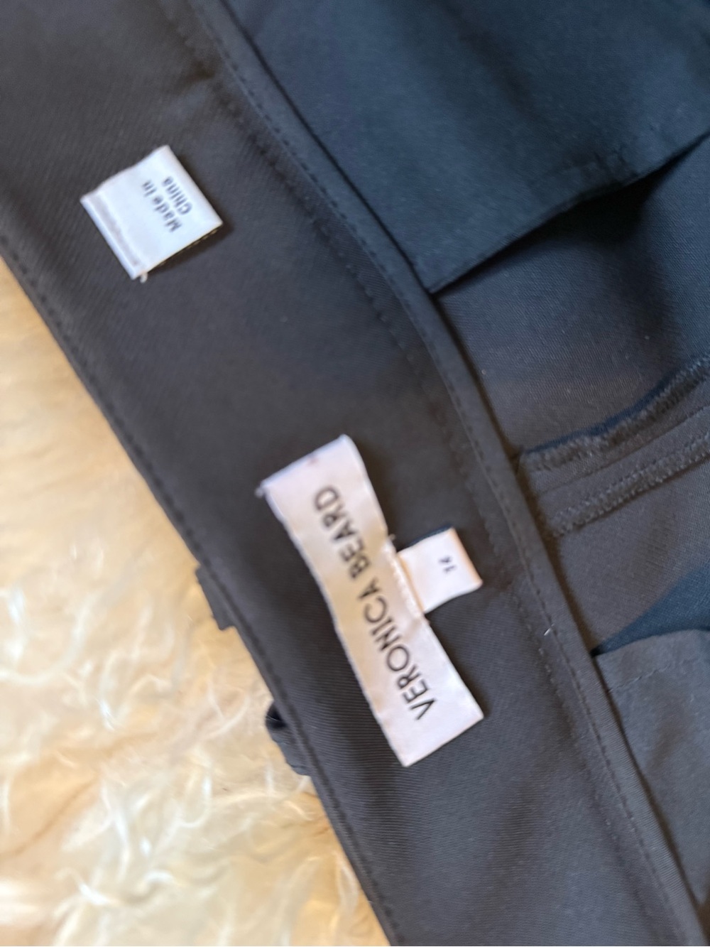 Veronica Beard Black Women’s Dress Pants - Classic Tailored Style